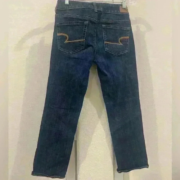 AMERICAN EAGLE Artist Crop Jeans Inseam 25” Sz 4 Worn Once - Picture 2 of 5